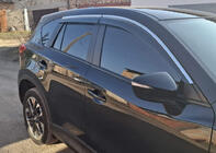 Mazda CX-5 2012-2017 Deflektory szyb z chromowaną listwą Niken Luxury (4 szt.) zdjęcia 2