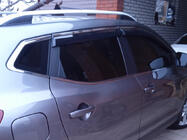 Nissan Qashqai 2014-2021 Deflektory szyb z chromowaną listwą Niken Luxury (4 szt.) zdjęcia 5