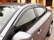 Renault Fluence 2009-2016 Deflektory szyb z chromowaną listwą Niken Luxury (4 szt.) zdjęcia 1