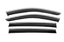 Volkswagen ID.6 2021- Deflektory szyb z chromowaną listwą Niken Luxury (4 szt.) zdjęcia 2