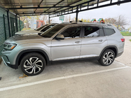 Volkswagen Atlas (Terramont) 2016- Deflektory szyb z chromowaną listwą Niken Luxury (6 szt.) zdjęcia 5