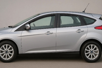 Ford Focus III 2011-2017 Wkładane deflektory szyb Niken Luxury (SD/HB, 4 szt) zdjęcia 1