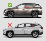 Hyundai Tucson NX4 2021- Deflektory szyb wsuwane Niken Luxury (4 szt) zdjęcia 5