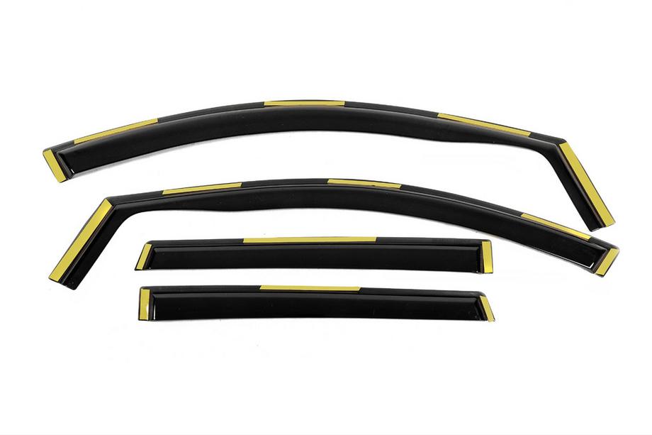 Nissan Qashqai 2014-2021 Deflektory szyb wsuwane Niken Luxury (4 szt) Image