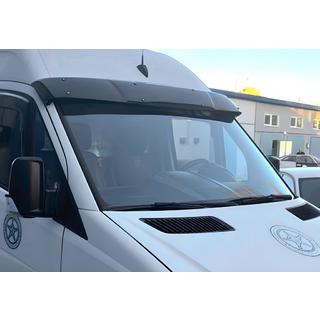 Daszek na przednią szybę V-3 (czarny połysk, 5mm) Mercedes Sprinter W906 2006–2018 zdjęcia 1