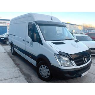 Daszek na przednią szybę V-3 (czarny połysk, 5mm) Mercedes Sprinter W906 2006–2018 zdjęcia 2