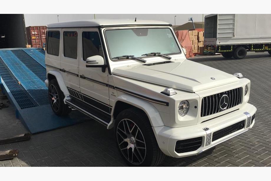 Mercedes G class W463 1990-2018 Przedni zderzak w stylu AMG 2023 (skorupa) Zdjęcia 1