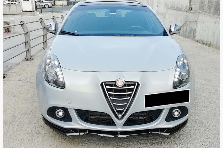 Alfa Romeo Giulietta 2010-2020 Przedni splitter DPT (ABS, czarny połysk, 3 szt.) Zdjęcia 1