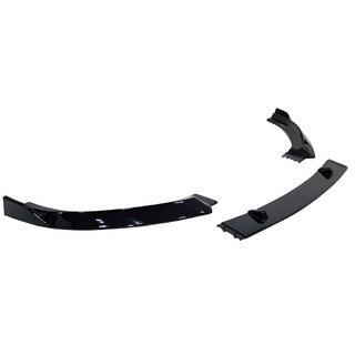 Przedni splitter DPT V-1 (Czarny Połysk, 3 szt.) Audi A3 2012-2020