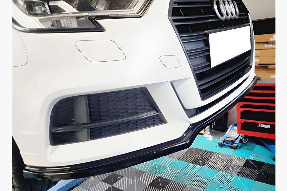 Audi A3 2012-2020 Przedni splitter DPT V-2 (Czarny Połysk) Image