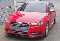 Audi A3 2012-2020 Dokładka lip przedniego zderzaka DPT V-3 (Sedan/HB, czarny połysk) zdjęcia 3