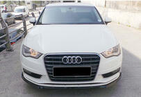 Audi A3 2012-2020 Dokładka lip przedniego zderzaka DPT V-3 (Sedan/HB, czarny połysk) zdjęcia 4
