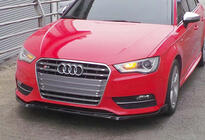 Audi A3 2012-2020 Dokładka lip przedniego zderzaka DPT V-3 (Sedan/HB, czarny połysk) zdjęcia 7