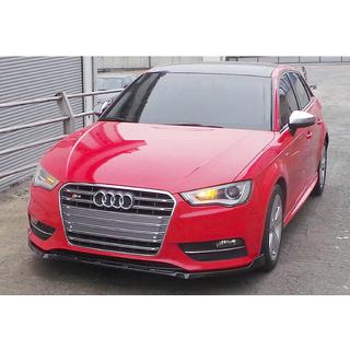 Dokładka lip przedniego zderzaka DPT V-3 (Sedan/HB, czarny połysk) Audi A3 2012-2020 zdjęcia 3