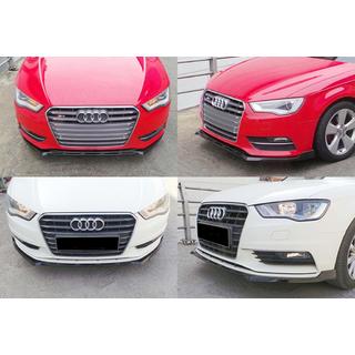 Dokładka lip przedniego zderzaka DPT V-3 (Sedan/HB, czarny połysk) Audi A3 2012-2020 zdjęcia 1