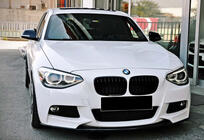 BMW 1 Series F20/F21 2011-2019 Przedni splitter DPT V-3 (Do M Performance Style, Czarny Połysk) zdjęcia 3