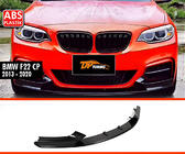 BMW 2 Series F22/F23 2014-2021 Przedni Splitter DPT V-1 (Do M Performance, Czarny Połysk) zdjęcia 1