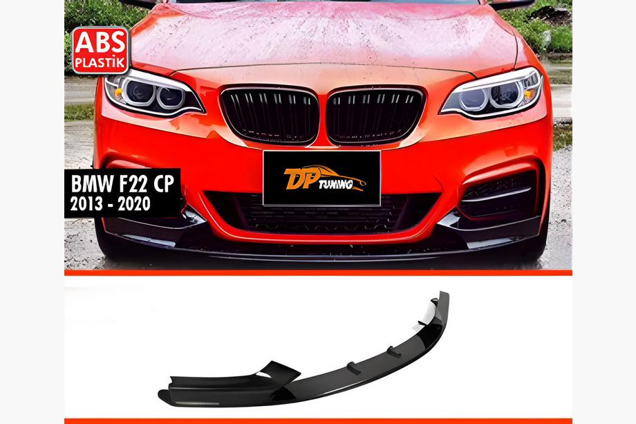BMW 2 Series F22/F23 2014-2021 Przedni Splitter DPT V-1 (Do M Performance, Czarny Połysk) Image