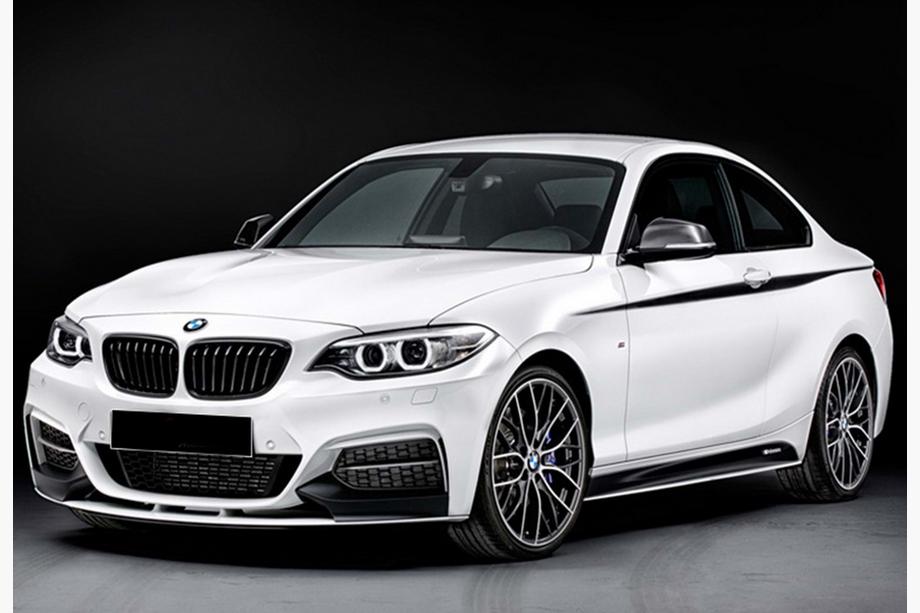 BMW 2 Series F22/F23 2014-2021 Przedni splitter DPT V-2 (Do M Performance, Czarny Połysk) Image
