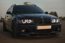 BMW 3 Series E46 1998-2006 Przedni splitter DPT V-1 (Do M Sport, Czarny Połysk) zdjęcia 3