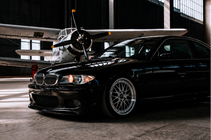BMW 3 Series E46 1998-2006 Przedni splitter DPT V-2 (Do M Sport, Czarny Połysk) zdjęcia 1