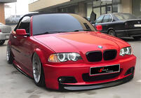 BMW 3 Series E46 1998-2006 Przedni splitter DPT V-2 (Do M Sport, Czarny Połysk) zdjęcia 2
