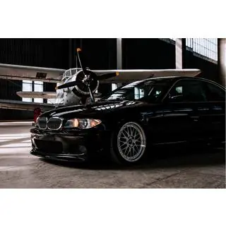 Przedni splitter DPT V-2 (Do M Sport, Czarny Połysk)