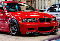 BMW 3 Series E46 1998-2006 Przedni splitter DPT (do M3, czarny połysk) zdjęcia 1