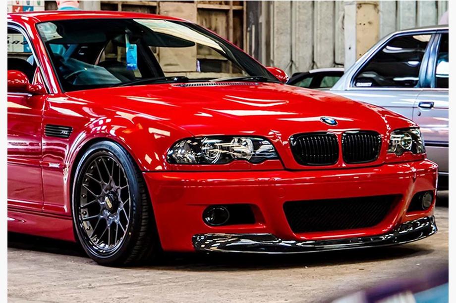 BMW 3 Series E46 1998-2006 Przedni splitter DPT (do M3, czarny połysk) Image