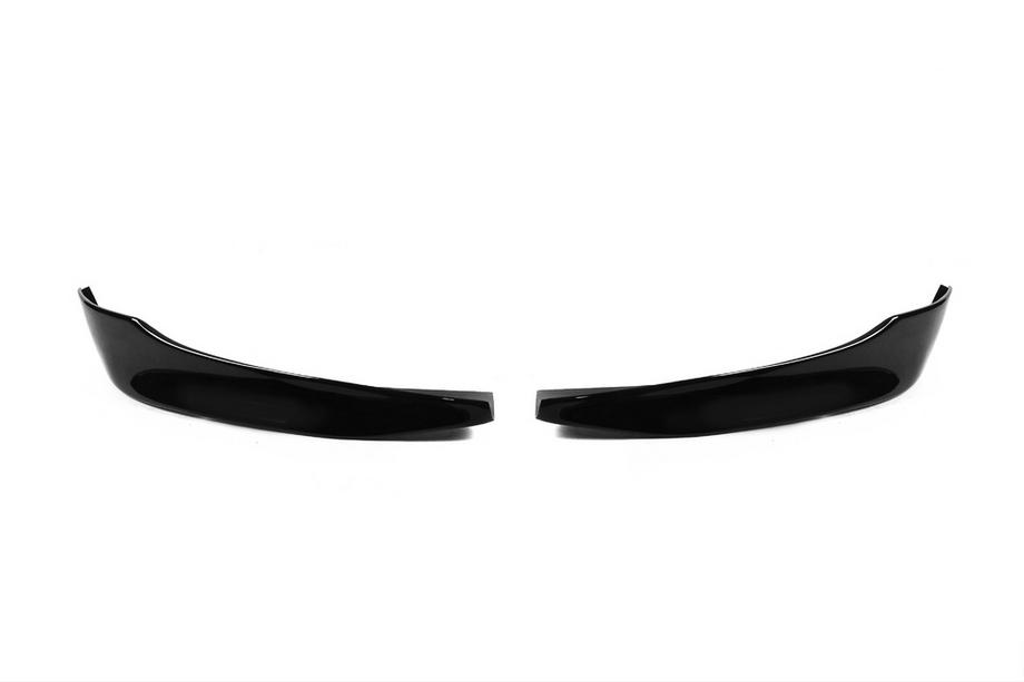 BMW 3 Series E90/E91 2005-2011 Przednia Nakładka Flap DPT (do E90 Base 2005-2008, Czarny Połysk, 2 szt.) Zdjęcia 2