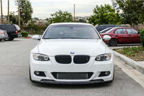 BMW 3 Series E92/E93 2006–2013 Przedni splitter CSL-Style DPT (do M-Sport 2006-2010, czarny połysk) zdjęcia 2