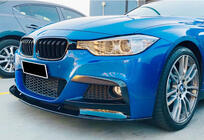 BMW 3 Series F30/F31 2012-2019 Przedni splitter DPT (do M Performance, czarny połysk) zdjęcia 3