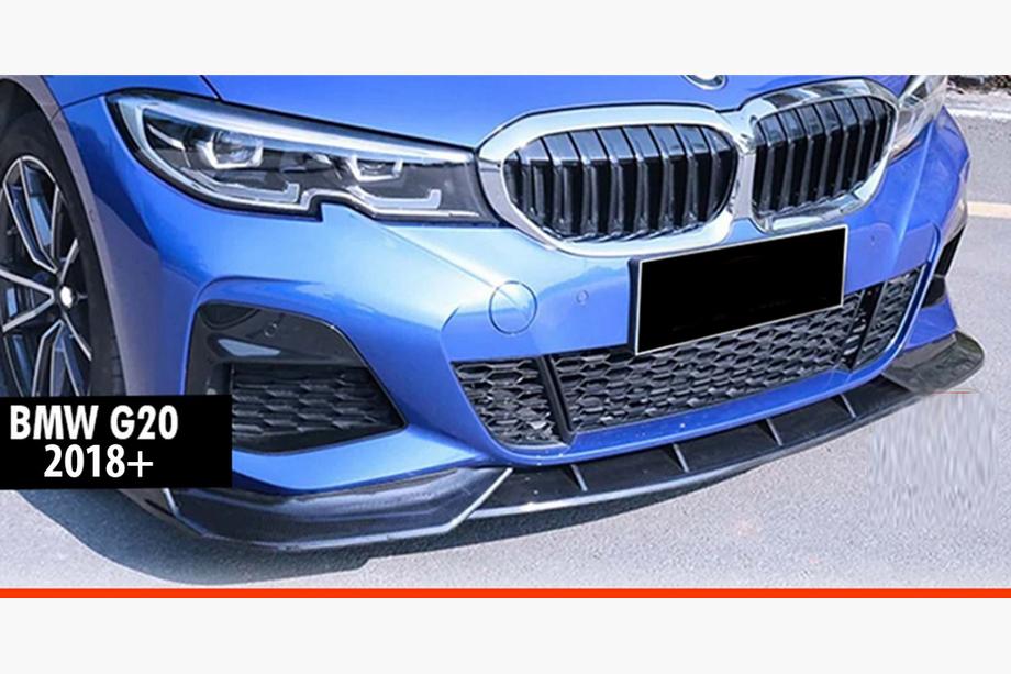 BMW 3 Series G20/G21 2018- Przedni splitter DPT V-1 (Do M Technic, Czarny Połysk) Image