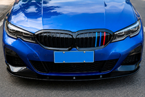 BMW 3 Series G20/G21 2018- Przedni splitter DPT V-2 (Do M Technic, Czarny Połysk) zdjęcia 2
