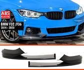 BMW 4 Series F32/F33/F36 2012-2020 Przedni splitter DPT V-4 (do M Technic, Czarny Połysk) zdjęcia 1