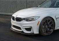 BMW 4 Series F32/F33/F36 2012-2020 Przedni splitter DPT V-4 (Do M4, Czarny Połysk) zdjęcia 1