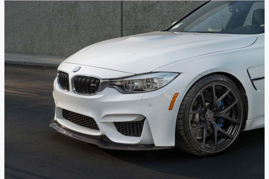 BMW 4 Series F32/F33/F36 2012-2020 Przedni splitter DPT V-4 (Do M4, Czarny Połysk) Image