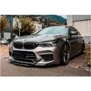 Przedni splitter DPT (Do M5, 2017-2020, Czarny Połysk) zdjęcia 3