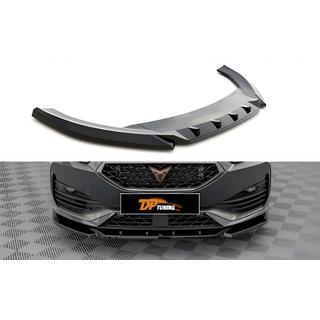 Przedni splitter DPT (do Cupra, czarny połysk) Seat Leon 2020-