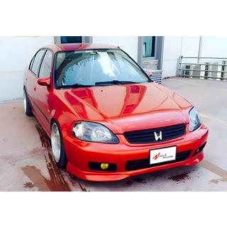 Przedni splitter DPT V-2 (Czarny Połysk) Honda Civic 1995-2001 zdjęcia 2