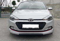 Hyundai I-20 2014-2020 Przedni splitter DPT (Czarny Połysk) zdjęcia 2