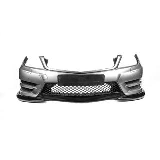 Nakładka na Zderzak Przedni DPT V2 (2011-2015, Czarny Połysk) Mercedes C-class W204 2007-2015 zdjęcia 3