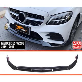 Przedni splitter DPT (2019-2021, tylko do AMG-Line, Czarny Połysk) Mercedes C-сlass W205 2014-2021 zdjęcia 2