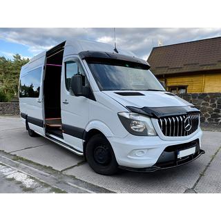 Przedni splitter DPT (Czarny Połysk) Mercedes Sprinter W906 2006–2018 zdjęcia 4