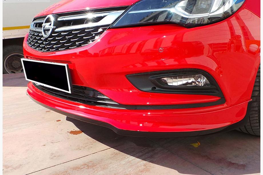 Opel Astra K 2016-2021 Przedni splitter DPT (zagruntowany do malowania) Zdjęcia 1
