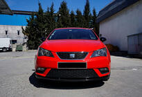 Seat Ibiza 2010-2017 Przedni splitter DPT V-1 (Czarny Połysk) zdjęcia 1