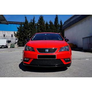 Przedni splitter DPT V-1 (Czarny Połysk) Seat Ibiza 2010-2017 zdjęcia 1