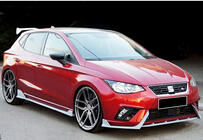 Seat Ibiza 2010-2017 Przedni splitter DPT V-2 (Czarny Połysk) zdjęcia 2