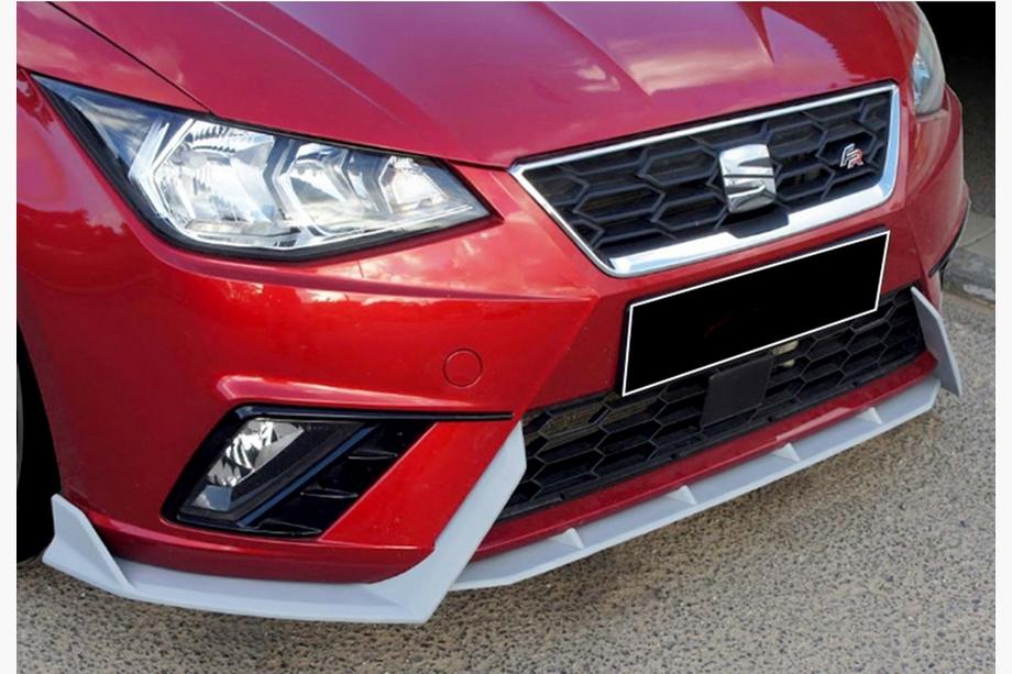 Seat Ibiza 2010-2017 Przedni splitter DPT V-2 (Czarny Połysk) Image