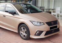 Seat Ibiza 2010-2017 Przedni splitter DPT V-3 (Czarny Połysk) zdjęcia 2